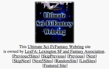 Ultimate Sci-Fi/Fantasy Webring